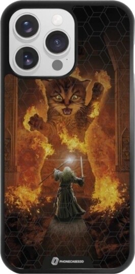 Phonecases3D iPhone 16 Pro Max Joseph Tate 3D mobildeksel, svart