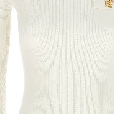 Elisabetta Franchi Dame Strikkevarer Hvit M,