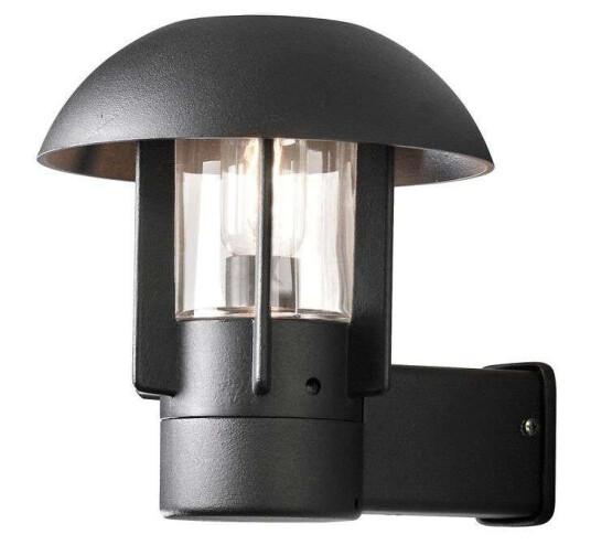 Konstsmide Heimdal Utendørs Vegglampe Klar/Svart