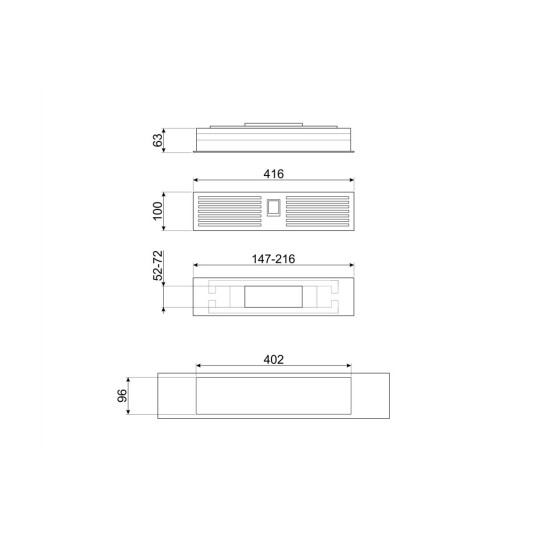SMEG GRIDKDH12 GITTER SMEG GRIDKDH12 GITTER