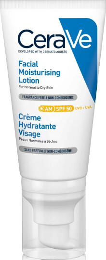 CeraVe Ansiktskrem SPF 50 Fuktighetsgivende Lotion 52 ml