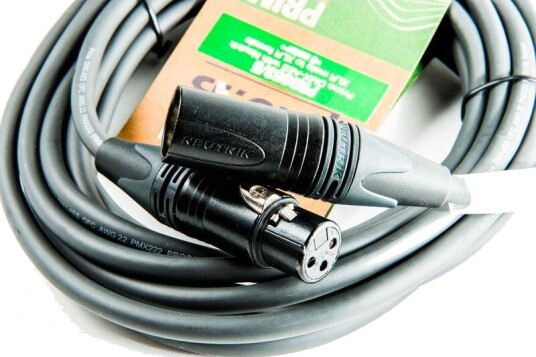 PROCAB PRD953, DMX-kabel, 20M 3pin Premium DMX-AES/EBU, XLR Han-XLR Hun