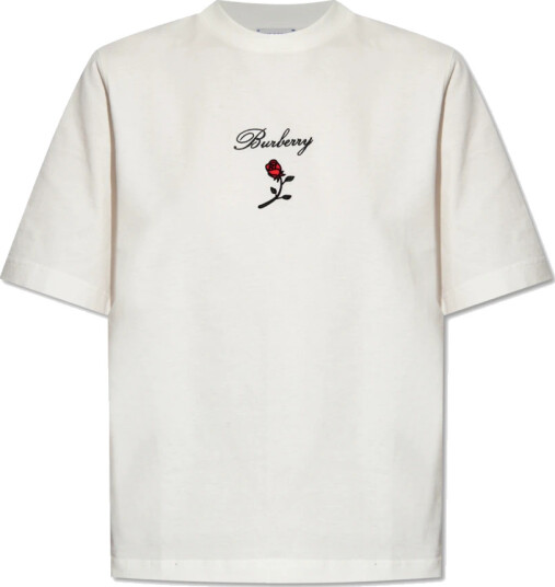 Burberry Dame Topper Hvit M,