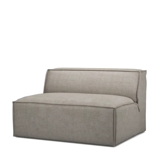 Riviera Maison The Jagger Midtmodul 125 cm washed cotton stone
