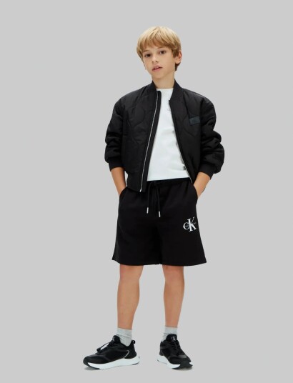 Calvin Klein Monogram Relaxed Short Black 128