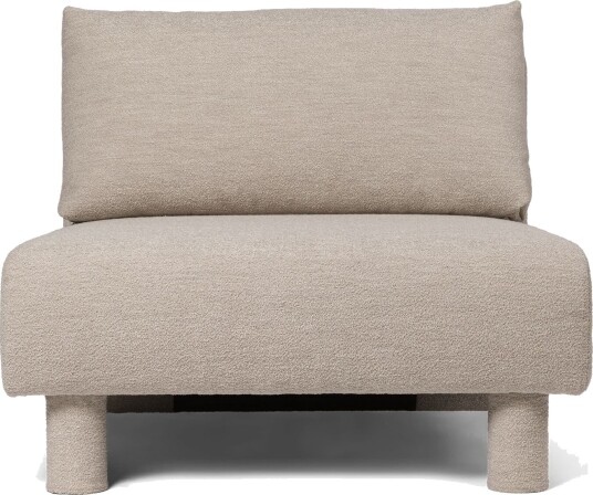 Ferm Living Dase Modul Sofa Center Soft Bouclé/Naturlig