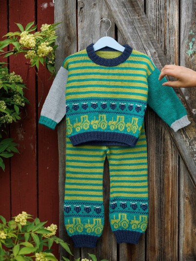 House Of Yarn SG 01-04D Sebbi Genser og Bukse
