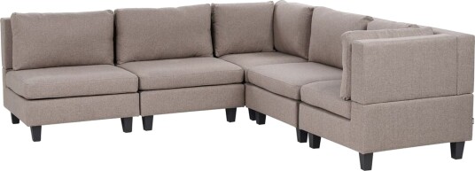 Buck Modulsofa 5 seter Brun/Svart