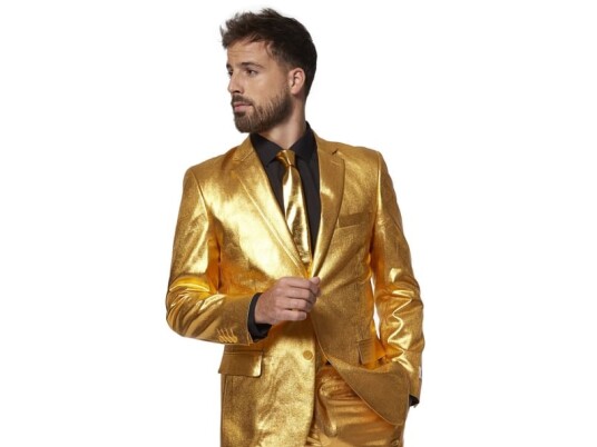 Oppo Merchandise Group B.v. Guld Jakkesæt Opposuits Oppo Merchandise Group B.v. Guld Jakkesæt Opposuits
