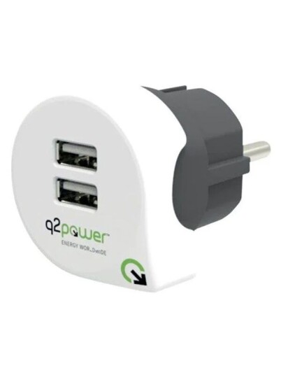 Q2power 2 port 24W Usb a Vgoplader