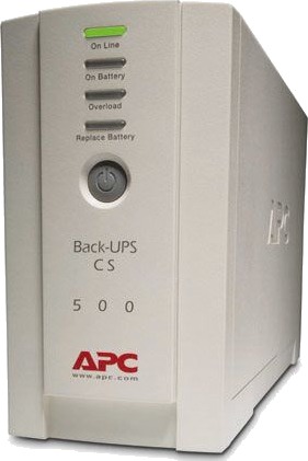 APC Back-UPS CS 500VA Offline USB/serial Data/DSL protection