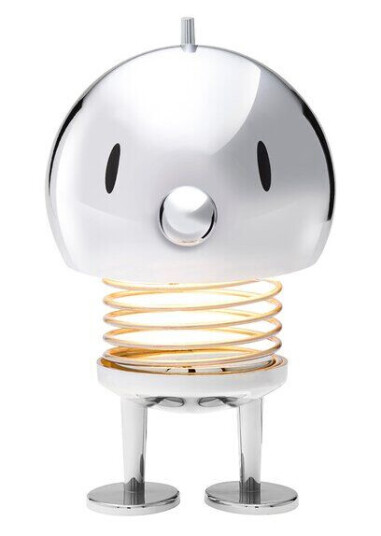 Hoptimist - LED lampe stor 15 cm chrome