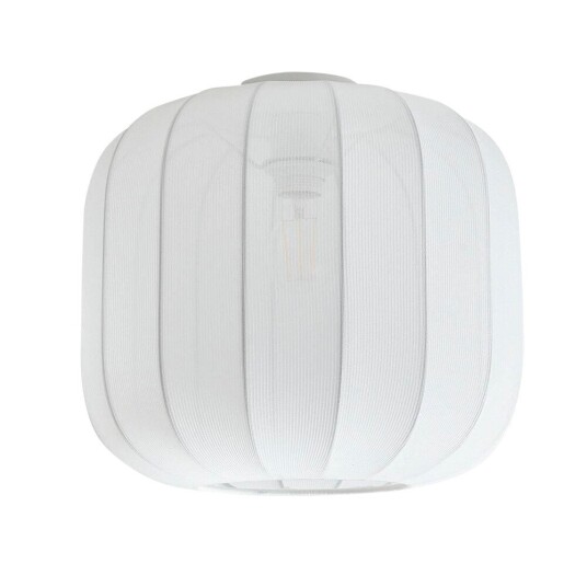 Lindby Helin taklampe hvit stoff Ø 35 cm