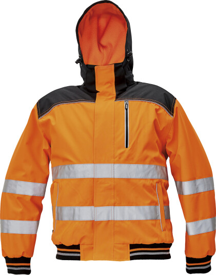 Cerva Knoxfield Vinterjakke Hi-Viz Oransje Str. 3XL