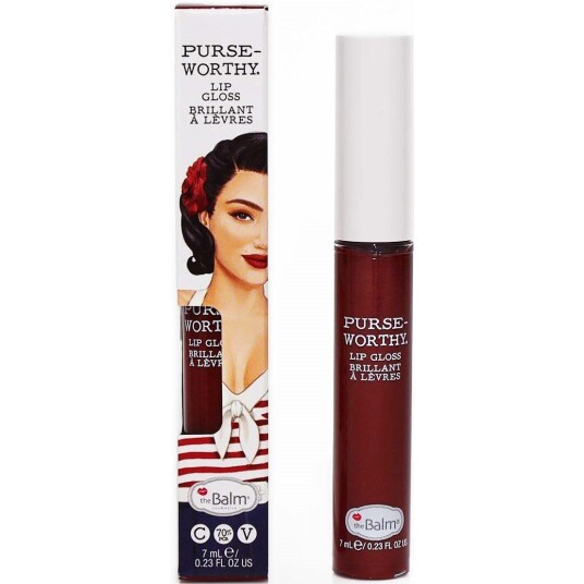 the Balm Purseworthy Lip Gloss Satchel 7 ml the Balm Purseworthy Lip Gloss Satchel 7 ml