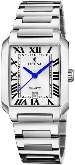 Festina Dameklokke F20679 1 Classic Sølvfarget/Stål Festina Dameklokke F20679 1 Classic Sølvfarget/Stål