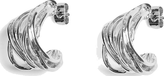 Pieces Pcerika Hoop Earrings NooSilver ONE SIZE