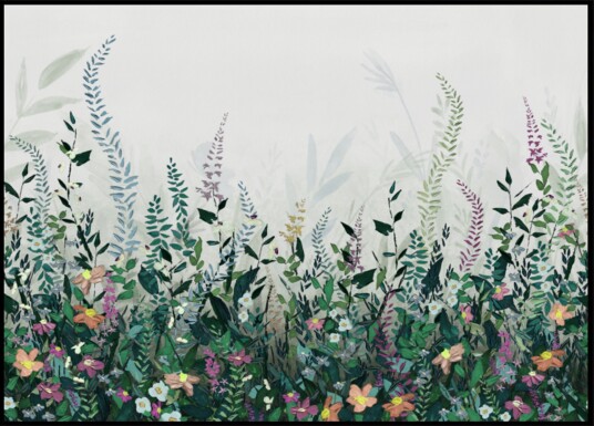 Lush Wildflower Garden Plakat / 100x150