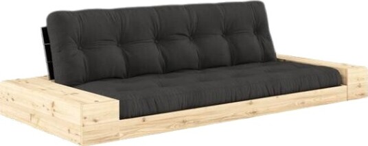 Karup Design Base Sovesofa Med Sideboks Svart Natt/734 Mørk Grå