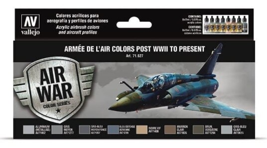 Vallejo Model Air Armée de l’Air Colors Post WWII to Present