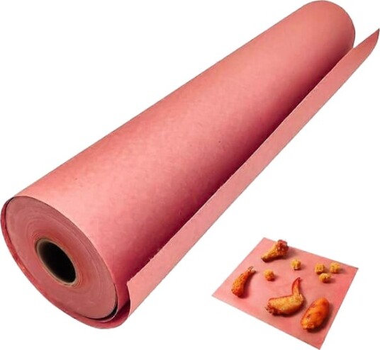 Bakepapir for røyking og grilling av kjøtt — Fuktbestandig og pustende — Laget av matvaregodkjent materiale — 45 cm × 10 m FMY