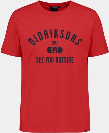 Didriksons Harald T shirt Collegiate Pomme Red
