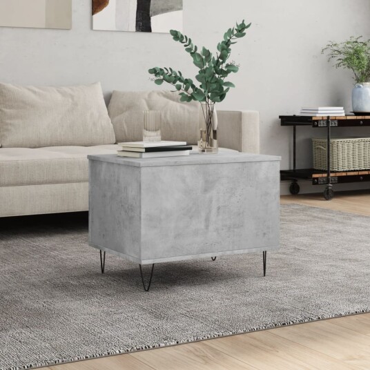 Salongbord betonggrå 60x44,5x45 cm konstruert tre 8721012112636