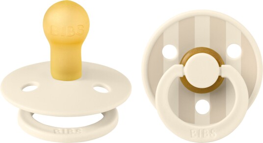 BIBS Pacifier Colour Latex Studio Collection Pin Ivory Vanilla Mi