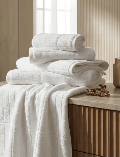 Södahl Håndklæde 70X140 Essence – Suite One Optisk Hvid White 70X140
