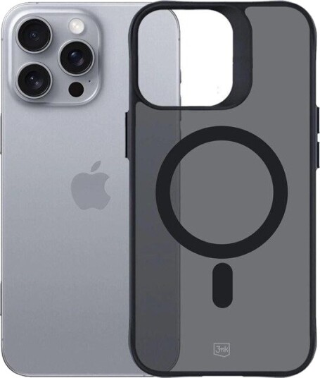 3mk Smoke MagCase with MagSafe for iPhone 16 Pro Max Semi Transparent 3mk Smoke MagCase with MagSafe for iPhone 16 Pro Max Semi Transparent