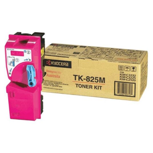 Kyocera TK-825 M lasertoner - 1T02FZBEU0 Original - Magenta 7000 sider