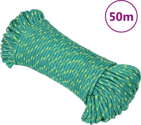  Båttau grønn 3 mm 50 m polypropylen