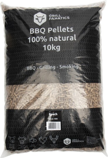 BBQ Pellets Beech 10 kg Europeisk pellets,100% naturlig trevirke