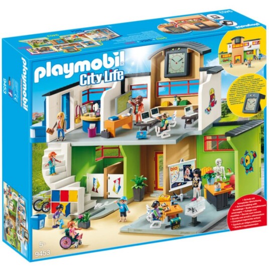 Playmobil City Life Skole Med Innredning 9453