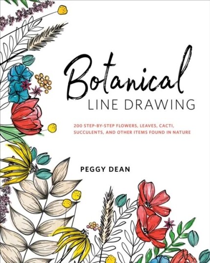 Botanical Line Drawing Av Peggy Dean