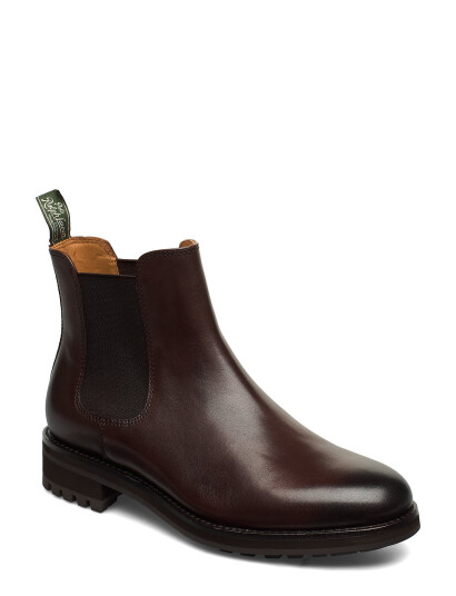 Polo Ralph Lauren Bryson Leather Chelsea Boot - Brown - 43