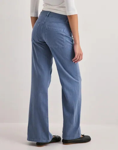 Nelly Blå Cargo Jeans