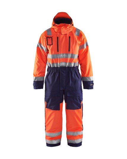Blåkläder Vinterkjeledress Varsel Orange/Marineblå C52