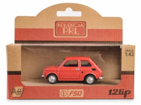 Daffi Vehicle Of The Polish People's Republic Fiat 126P Rød