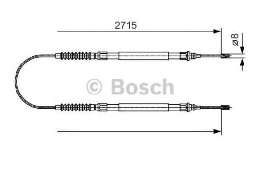 Bremsewire BOSCH 1 987 482 003