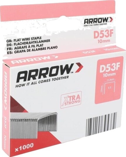 Arrow Arrow Tool Group 395362 Flate Tråd Stifter 1000 Stk
