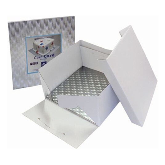 CakeSupplies PME Kakeboks Hvit med Underlag - Medium CakeSupplies PME Kakeboks Hvit med Underlag - Medium