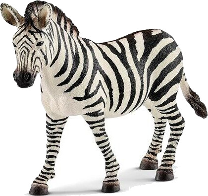 Schleich Figurer Zebra Hunn i Plast - Dyr fra Afrikansk Savanne