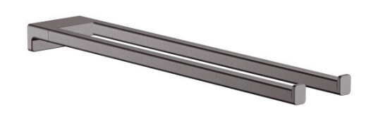 Hansgrohe AddStoris håndkleholder, 445 mm, børstet sort krom Hansgrohe AddStoris håndkleholder, 445 mm, børstet sort krom