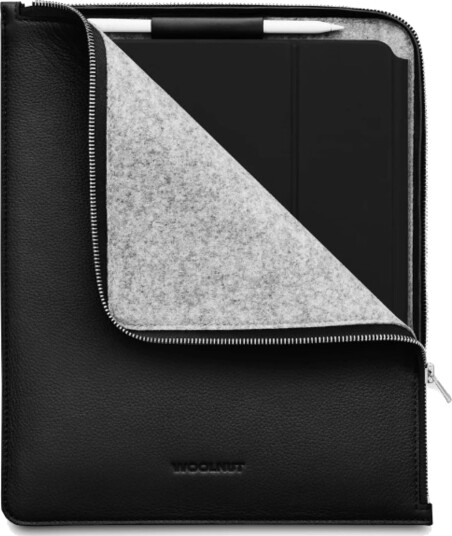 Woolnut Leather Folio iPad Pro 12,9/Pro 13/Air 13 Svart Woolnut Leather Folio iPad Pro 12,9/Pro 13/Air 13 Svart