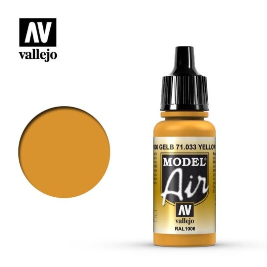 Vallejo Model Air Yellow Ochre 17ml (71.033)