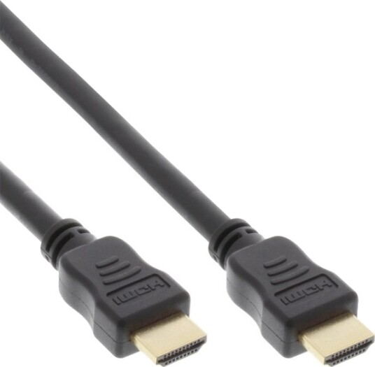 Inline High Speed Premium Hdmi Kabel Med Ethernet Hdmi Hann Til Hdmi Hann 20M Trippel Isolasjon Svart Støpt 4K Støtte 2160P Støtte