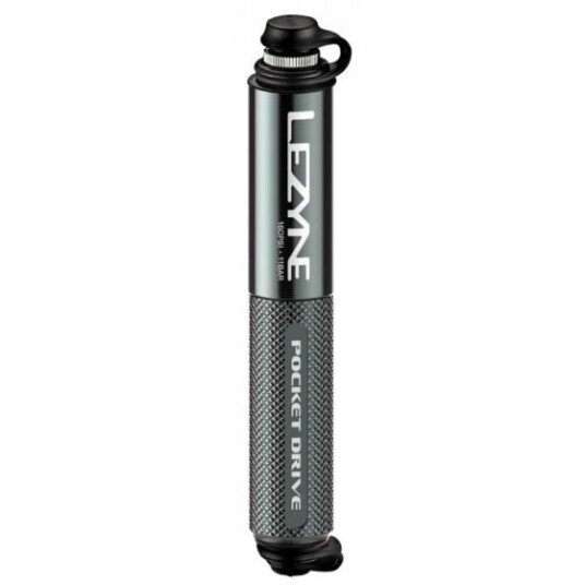 Lezyne Minipumpe Pocket Drive HV Lite Grey NS Lezyne Minipumpe Pocket Drive HV Lite Grey NS