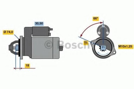 Starter BOSCH 0 986 018 480 Starter BOSCH 0 986 018 480
