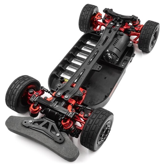 Yeah Racing RAPID PERFORMANCE CONVERSION KIT RED FOR TT01E